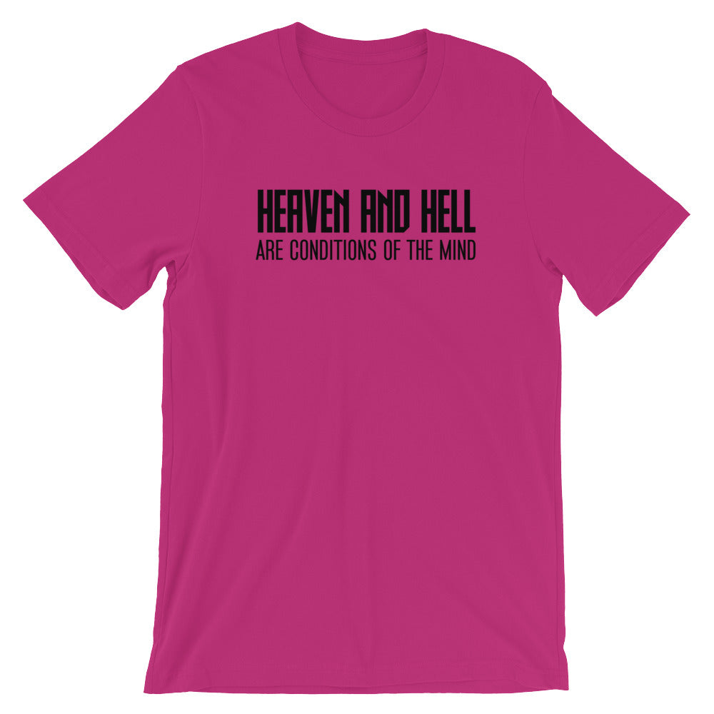 Heaven And Hell Are Conditions Of The Mind- Premium Tee