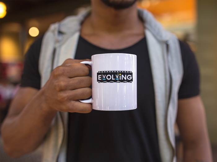 Evolving- Mug
